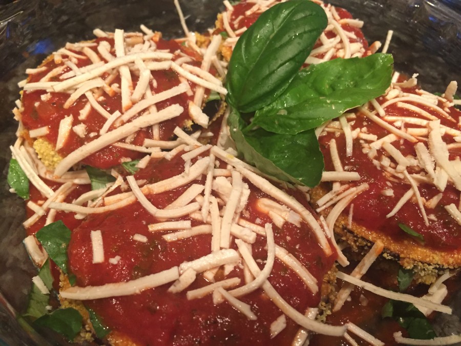 Eggplant Parmesan Meatless in the Mountains
