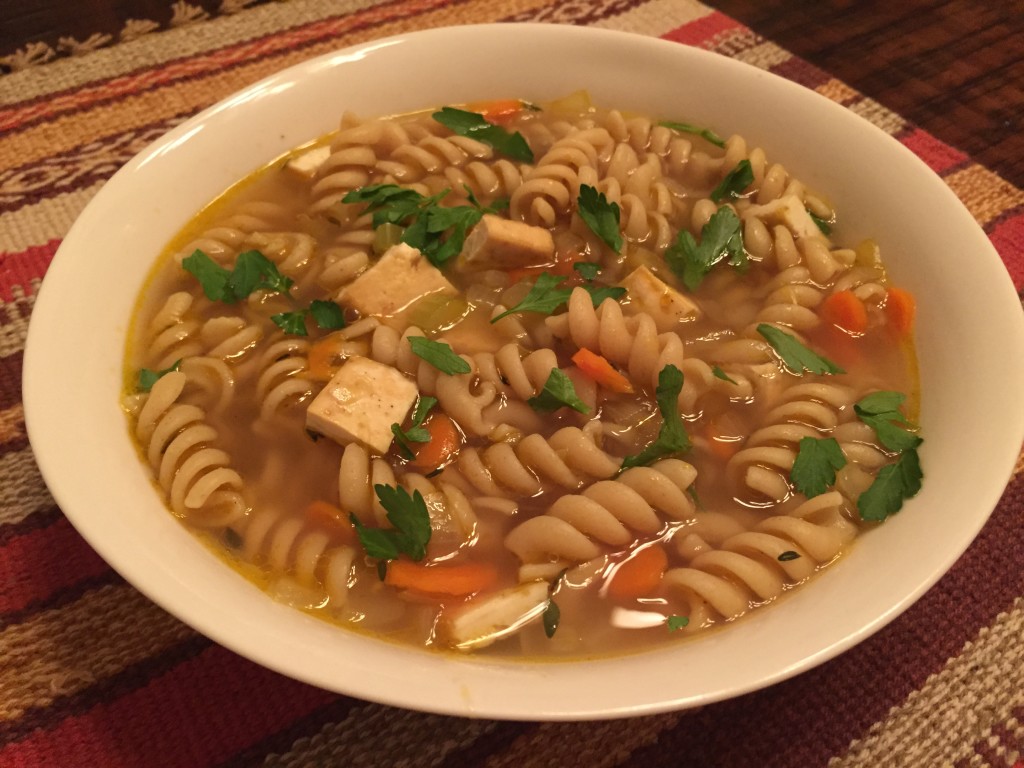 Non-Chicken Noodle Soup