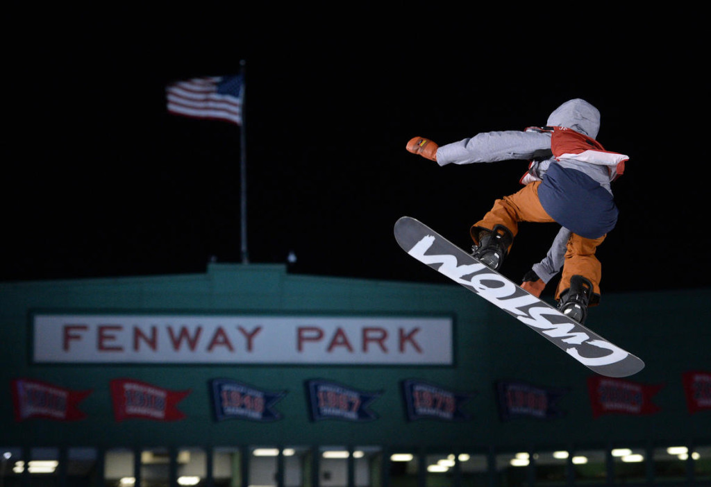 U.S. Snowboarder Julia Marino took home a win for the ladies. Photo Credit: Christopher Evans from Boston Herald