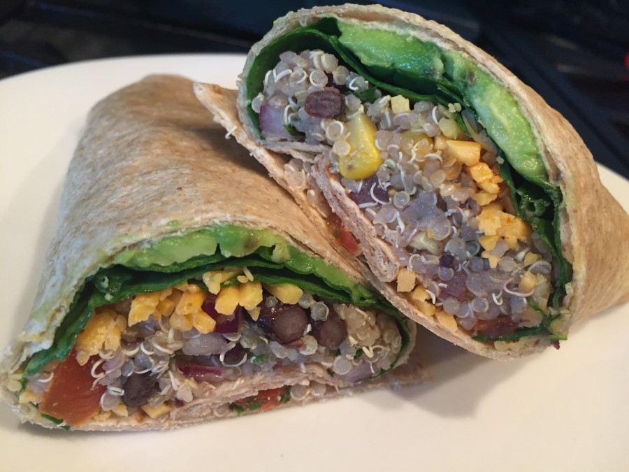 Southwestern Quinoa Wraps | Meatless in the Mountains